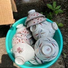 昭和の食器　お猪口　　ご飯茶碗　湯呑みの画像