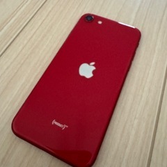 iphoneSE 64GB レッドの画像