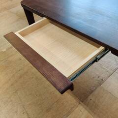 【愛品倶楽部柏店】karimoku カリモク 引出付ローテーブルの画像