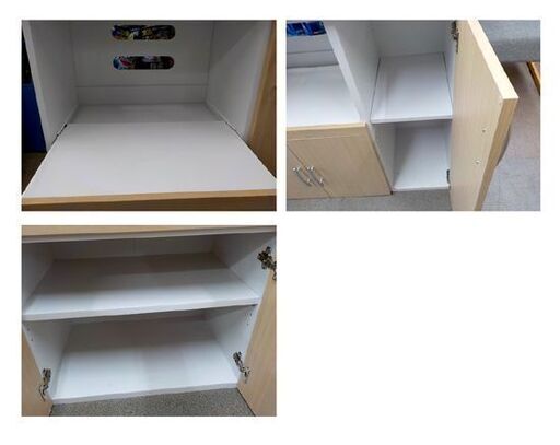 現状品 レンジボード 高さ180㎝ 幅90㎝ 奥行42㎝ 木目調 キッチンボード 食器棚 キッチン収納 西岡店