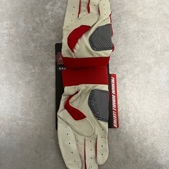 新品！Rawlings バッティング用手袋 L レッド/ホワイトの画像