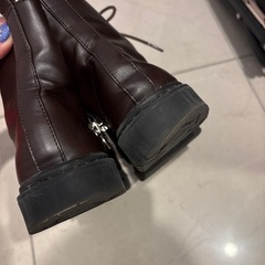 【ほぼ未使用💖】ブーツ　レディース　Mサイズ　ブラウンカラ　の画像