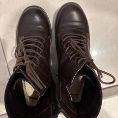 【ほぼ未使用💖】ブーツ　レディース　Mサイズ　ブラウンカラ　の画像