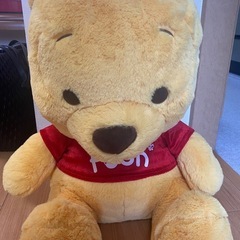 【新品タグ付き】くまのプーさん50センチ特大ぬいぐるみ！の画像