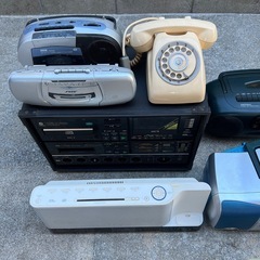 ラジカセ　電化製品の画像