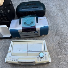 ラジカセ　電化製品の画像