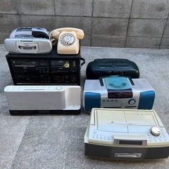 ラジカセ　電化製品の画像