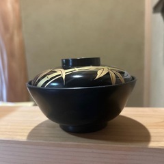 昭和　②蓋付き汁椀　プラスチック　　満水300ccの画像