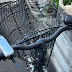 自転車 27インチ 黒 ブラック ママチャリ シティサイクル SHEPARD 切替なし 札幌市白石区の画像