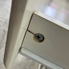 H 2508-418 キャビネット ネジ穴割れあり キズ 汚れありの画像