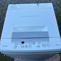 風乾燥有　4.5kg TOSHIBA 洗濯機　2024年製の画像