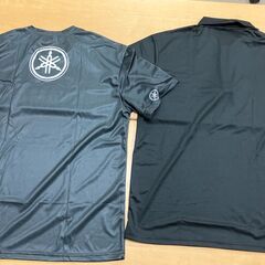 未使用黒Tシャツ、黒ポロシャツ２枚セットの画像
