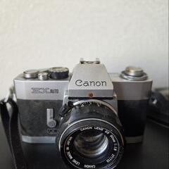 ジャンクコンディション！年代物レトロカメラマニア必見 CANON キヤノン EX AUTO QL 一眼レフカメラ　直接手渡し限定で場所は東京都武蔵村山市の画像