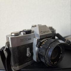 ジャンクコンディション！年代物レトロカメラマニア必見 CANON キヤノン EX AUTO QL 一眼レフカメラ　直接手渡し限定で場所は東京都武蔵村山市の画像