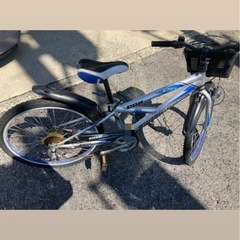自転車　子供　24インチ　男の子用　シルバーの画像