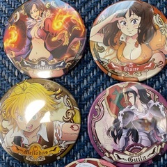缶バッチ　アニメ　キャラクターの画像