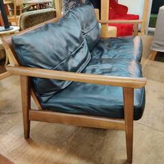 【愛品倶楽部柏店】KEYUCA ケユカ 本革 ワイド2人掛けソファ Kastrup Sofa 幅160cmの画像