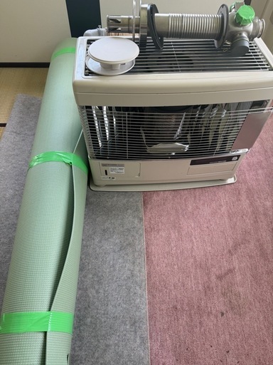 サンポット　FF式床暖房２畳マット付きストーブ