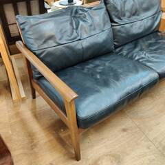 【愛品倶楽部柏店】KEYUCA ケユカ 本革 ワイド2人掛けソファ Kastrup Sofa 幅160cmの画像