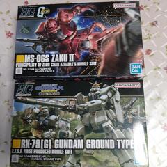 ★決定★シャアザクⅡ　ガンダム　ガンプラ２体の画像