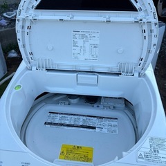 乾燥付　TOSHIBA ZABOON 8kg 洗濯機 2022年製の画像