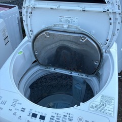 乾燥付　TOSHIBA ZABOON 8kg 洗濯機 2022年製の画像