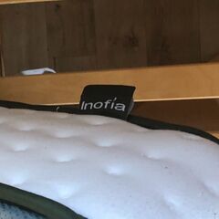 IKEA　セミダブルベッド　Inofiaマット付き♪　マットカバー付き☆☆彡の画像