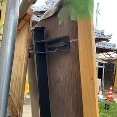 大きいテーブル 鉄脚の画像
