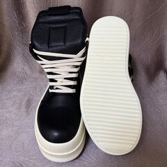 Rick Owens (リックオウエンス) MEGA BUMPER GEOBASKET SNEAKERS メガバンパー ジオバスケット ハイカットスニーカー シューズ ブラックの画像