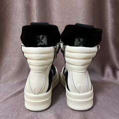 Rick Owens (リックオウエンス) MEGA BUMPER GEOBASKET SNEAKERS メガバンパー ジオバスケット ハイカットスニーカー シューズ ブラックの画像