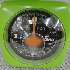 昭和レトロ クボタ クッキングスケール 2kg はかり グリーン ポップ 秤 キッチンスケール  KUBOTA 長期保管品　西岡店の画像