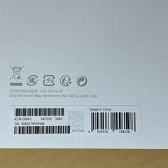 【新品・未開封】Microsoft Surface Go タイプ カバー/ブラック  10個セットの画像