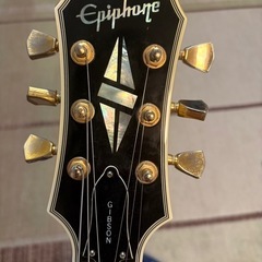 Epiphone Les Paul custom ホワイト　ケース付き　レスポール カスタムの画像