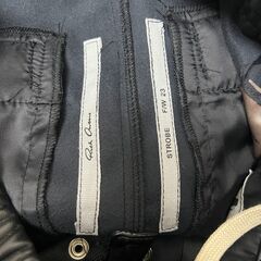  Rick Owens leather cargo pantsの画像