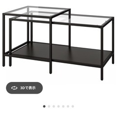 IKEA ガラステーブルの画像