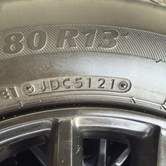 軽自動車のホイールセットの画像