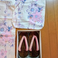 浴衣セット（帯、下駄）の画像