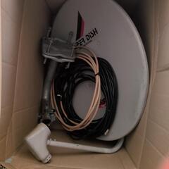 テレビとBSアンテナの画像