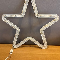 【中古】IKEA 星形ライト 電源アダプター付の画像