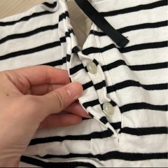 Futafuta ミニーマウス Tシャツ ボーダー柄 95の画像