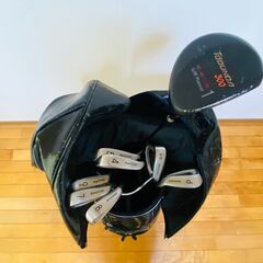 ゴルフセット Titleist タイトリスト キャディーバッグ 9.5型 6分割 TOBUNDA 300 11° GAL-4V ドライバー 1番 ブリヂストン Rexceed アイアン 4番 5番 7番 8番 9番 ウェッジ ピッチング サンド MIZUNO パター 0931の画像