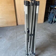 中古品 タープ 骨組みのみ 簡単タープ ペグなし シートなし キャンプ レジャー アウトドア の画像