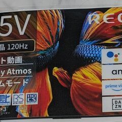 レグザ 4K液晶テレビ65V型 2020年製　スタンド付きの画像