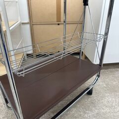 ★リユースのサカイ高崎店★TJ12517  ラック 茶 H69×D40×W68 クリーニング済みの画像