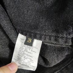 Kapital 14oz Black Denim T-Back Drizzlerの画像