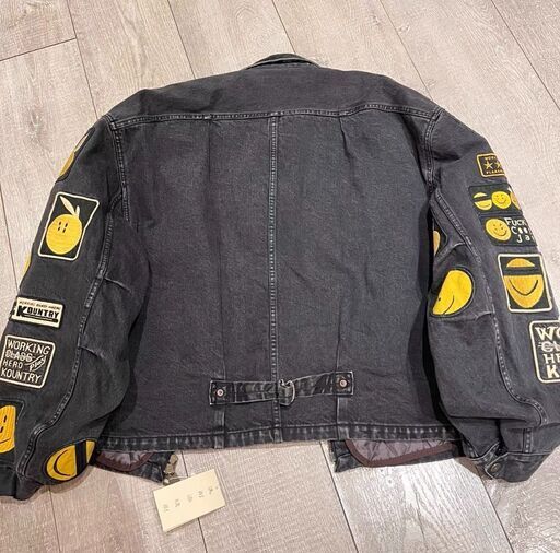 Kapital 14oz Black Denim T-Back Drizzler