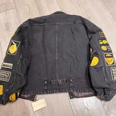Kapital 14oz Black Denim T-Back Drizzlerの画像