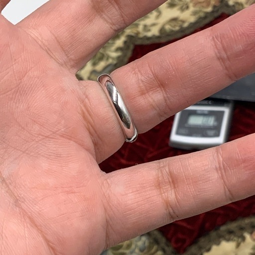 K18 パヴェダイヤリング　4.8g 約13号　0.6ct