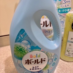 【決まりました】[開封済]洗濯洗剤・柔軟剤 （残量8〜9割）の画像