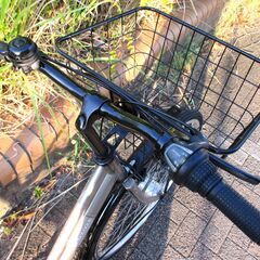 中古自転車 MONOLOGUE 実用 自転車 6段変速 26インチ LEDオートライト シルバー 通勤 通学 近所のお出掛けなどにの画像